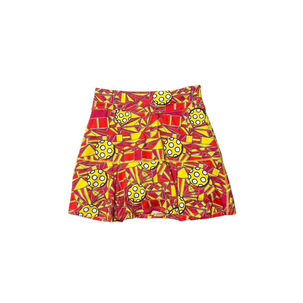 Pickleball Bella PB Aline Skort Angle Shot Skirt SZ 2 Performance Bright Colors